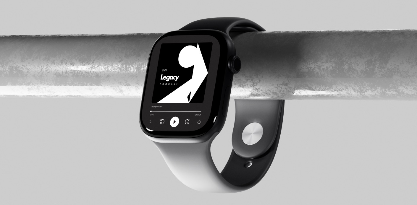 Legacy Podcast on an Apple Watch