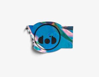 Holographic .DB sticker